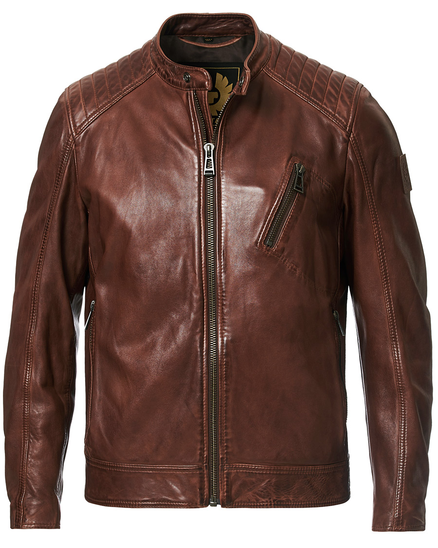 Hombres | Abrigos y chaquetas | Belstaff | V Racer 2.0 Leather Jacket Light Brown