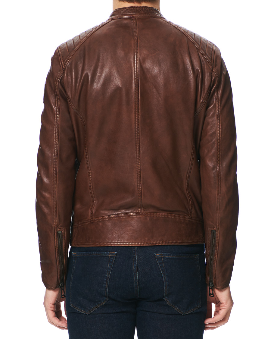 Hombres | Abrigos y chaquetas | Belstaff | V Racer 2.0 Leather Jacket Light Brown