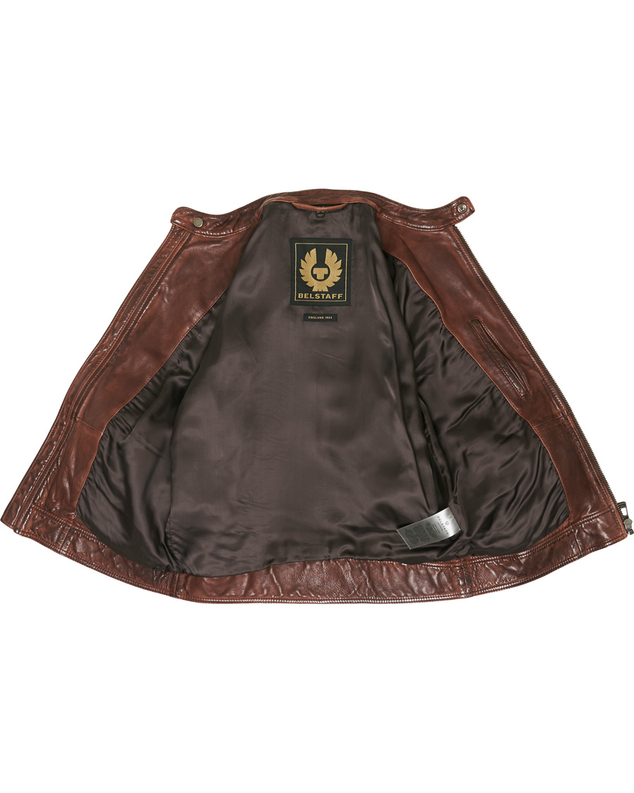 Hombres | Abrigos y chaquetas | Belstaff | V Racer 2.0 Leather Jacket Light Brown