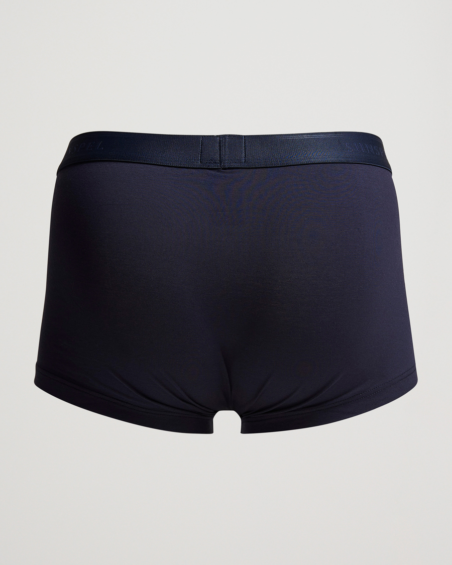 Hombres | Ropa interior y calcetines | Sunspel | Cotton Stretch Trunk Navy