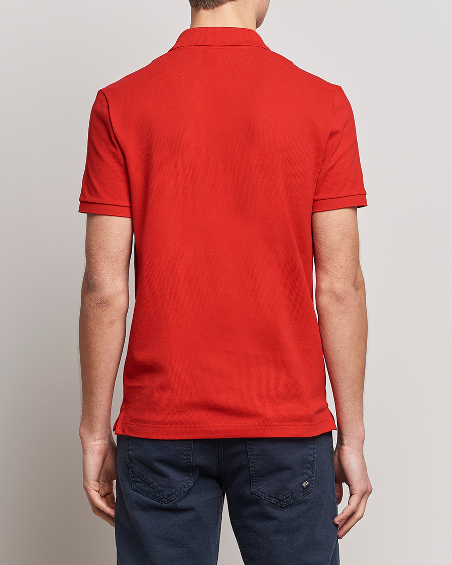 Hombres | Camisas polo de manga corta | Lacoste | Slim Fit Polo Piké Red