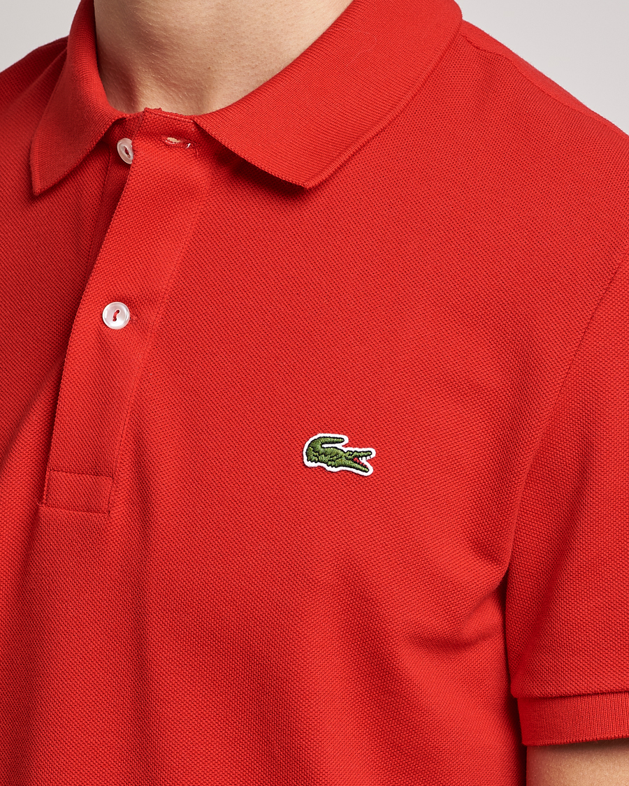 Hombres | Polos | Lacoste | Slim Fit Polo Piké Red