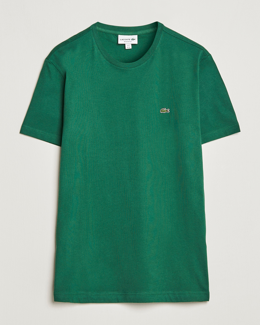 Hombres | Camisetas | Lacoste | Crew Neck T-Shirt Green