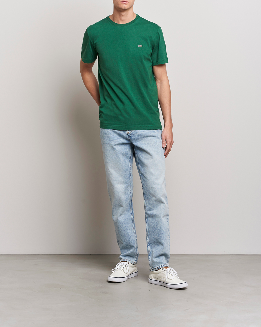 Hombres | Camisetas | Lacoste | Crew Neck T-Shirt Green