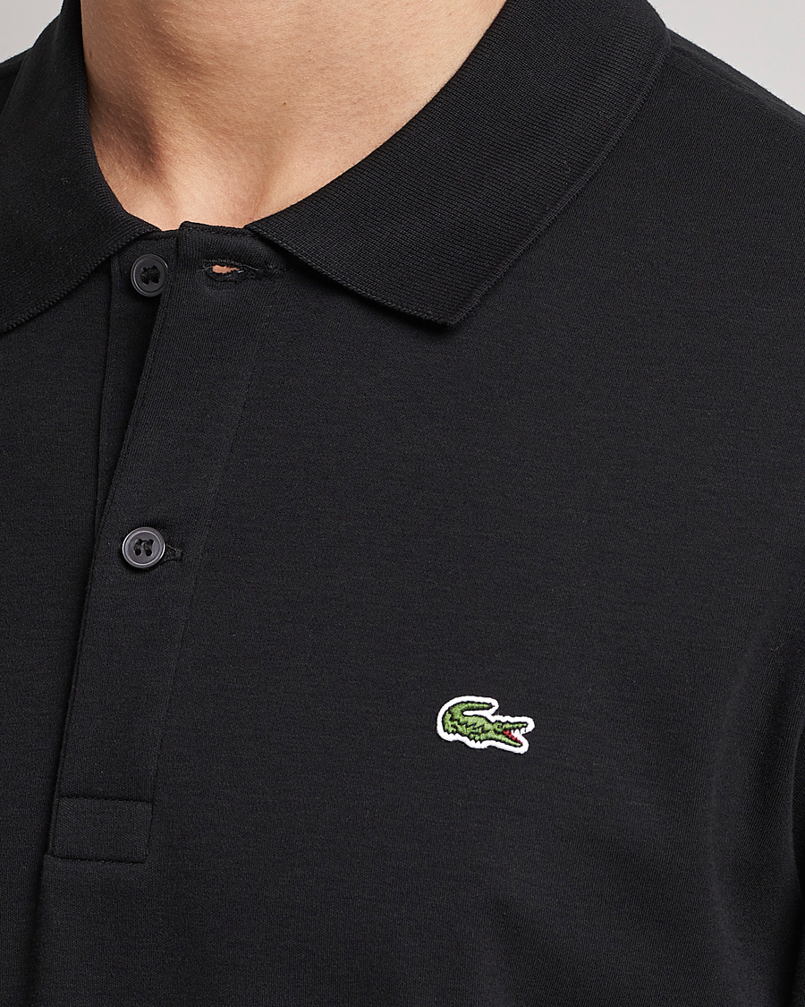 Hombres | Polos | Lacoste | Pima Interlock Piké Black