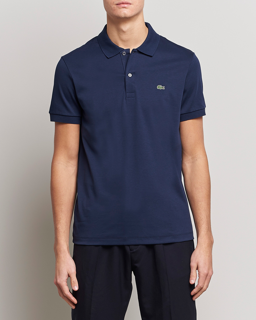 Hombres | Polos | Lacoste | Pima Interlock Piké Navy