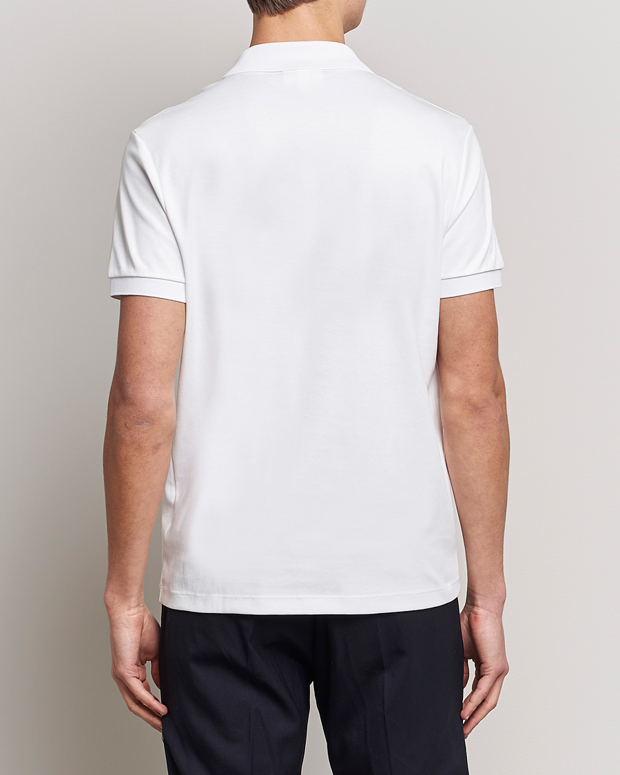 Hombres | Polos | Lacoste | Pima Interlock Piké White