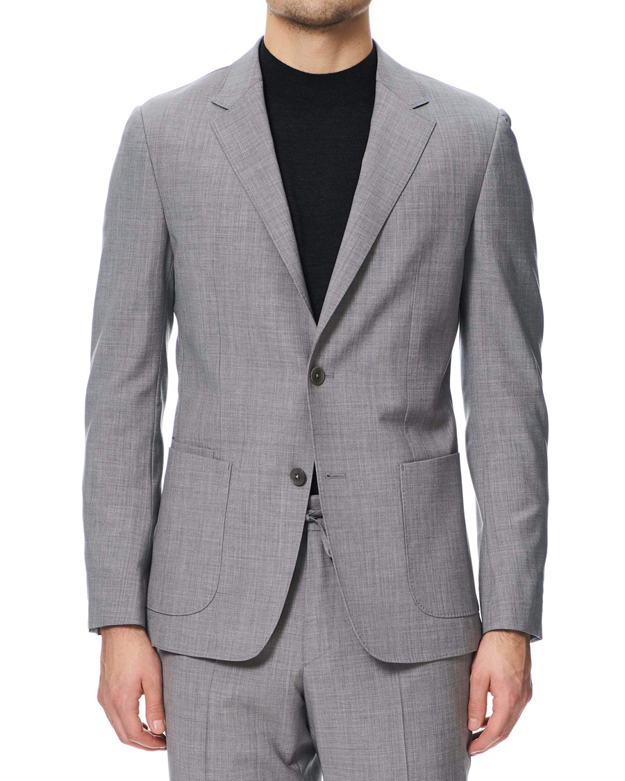 Hombres | Trajes | Z Zegna | Techmerino Washable Wool Suit Light Grey