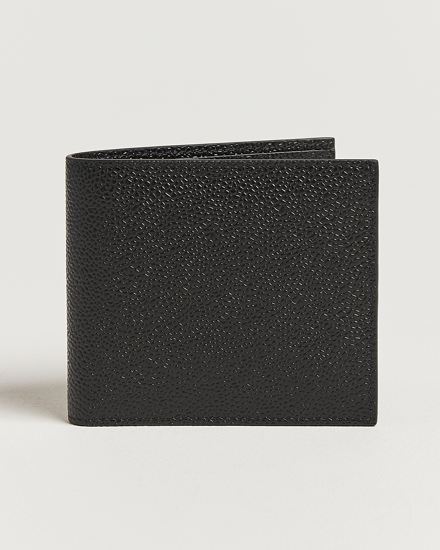 Hombres | Thom Browne Pebble Grain Wallet Black | Thom Browne | Pebble Grain Wallet Black
