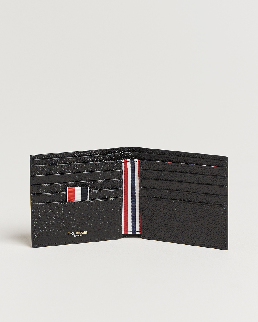 Hombres | Thom Browne Pebble Grain Wallet Black | Thom Browne | Pebble Grain Wallet Black