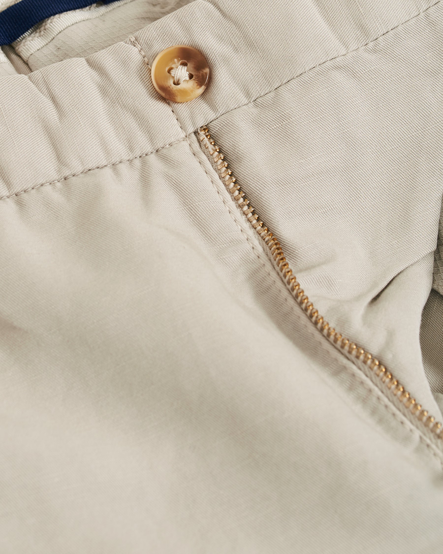 Hombres | Pantalones | Incotex | Slim Fit Chinolino Trousers Beige