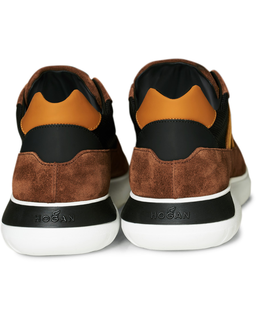 Hombres | Hogan Icube Running Sneaker Brown/Rust Suede | Hogan | Icube Running Sneaker Brown/Rust Suede