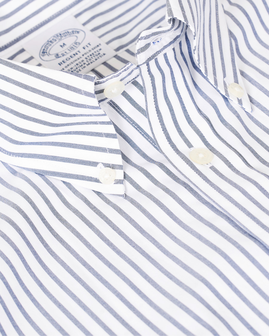 Hombres | Camisas | Brooks Brothers | Regent Fit Non Iron Sport Button Down Shirt Dark Blue