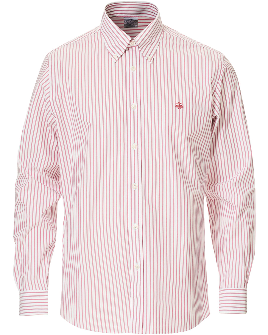 Hombres | Camisas | Brooks Brothers | Regent Fit Non Iron Sport Button Down Shirt Red