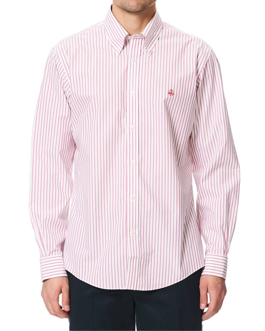 Hombres | Camisas | Brooks Brothers | Regent Fit Non Iron Sport Button Down Shirt Red