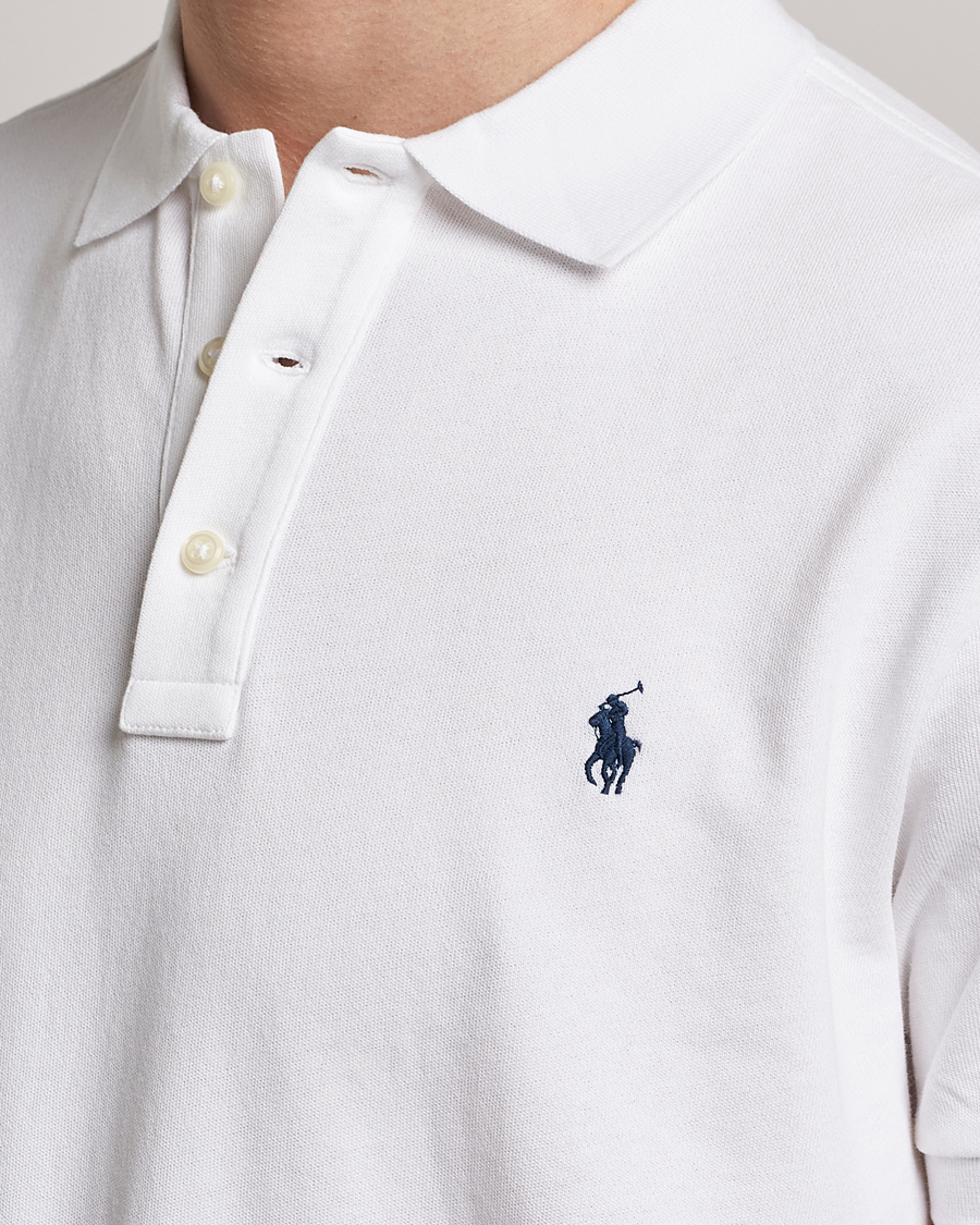 Hombres | Polos | Polo Ralph Lauren | Custom Fit Spa Terry Polo White