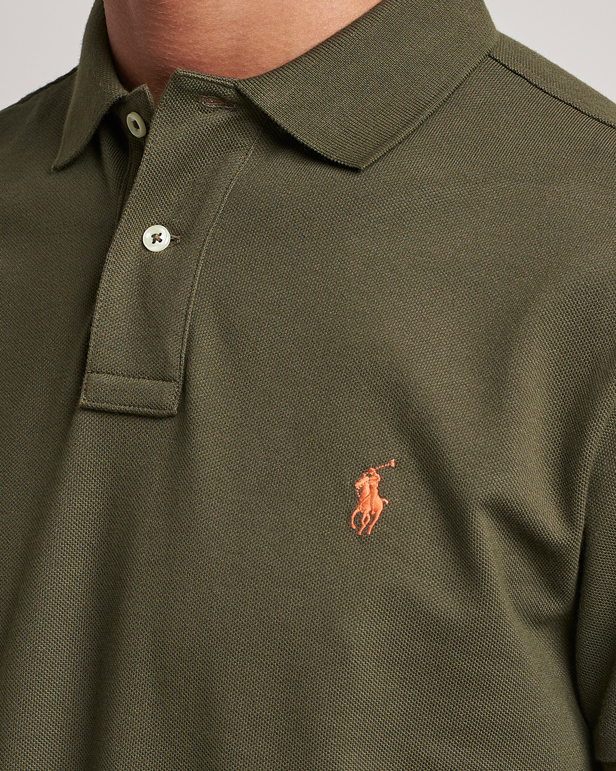 Hombres | Polos | Polo Ralph Lauren | Custom Slim Fit Polo Canopy Olive