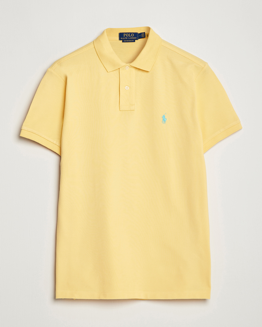 Hombres | Polos | Polo Ralph Lauren | Custom Slim Fit Polo Corn Yellow