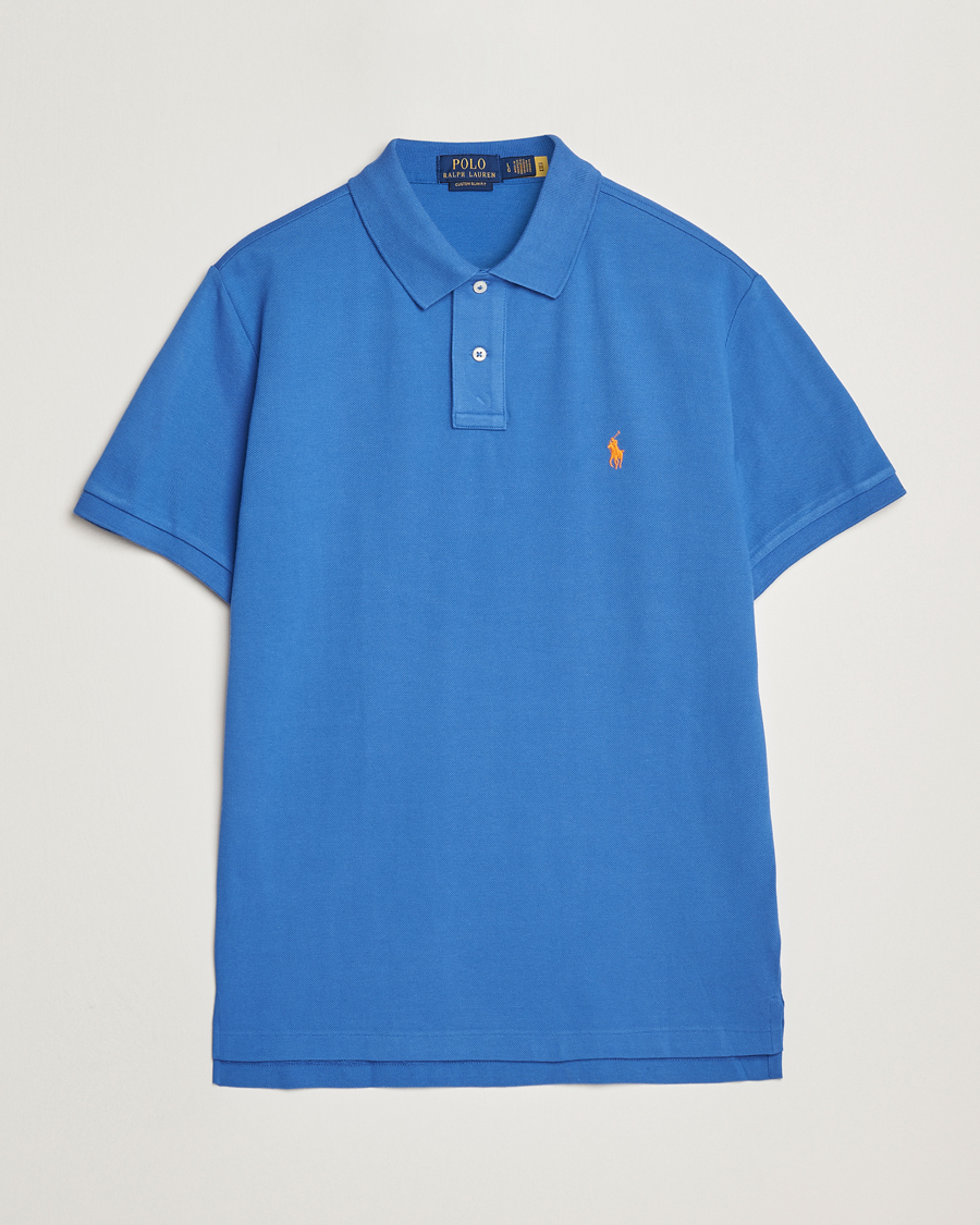 Hombres | Polos | Polo Ralph Lauren | Custom Slim Fit Polo New Iris Blue