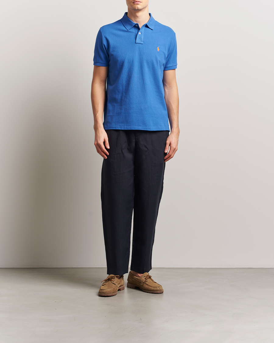Hombres | Polos | Polo Ralph Lauren | Custom Slim Fit Polo New Iris Blue