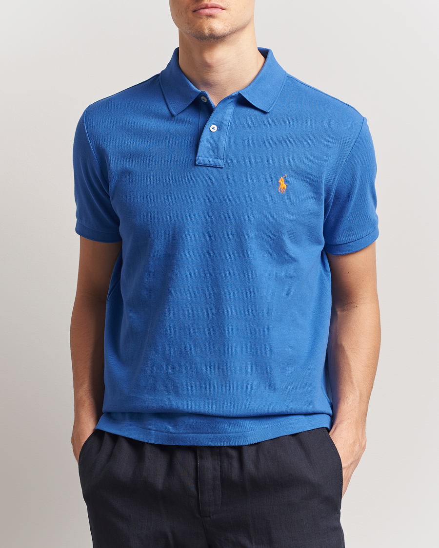 Hombres | Polos | Polo Ralph Lauren | Custom Slim Fit Polo New Iris Blue