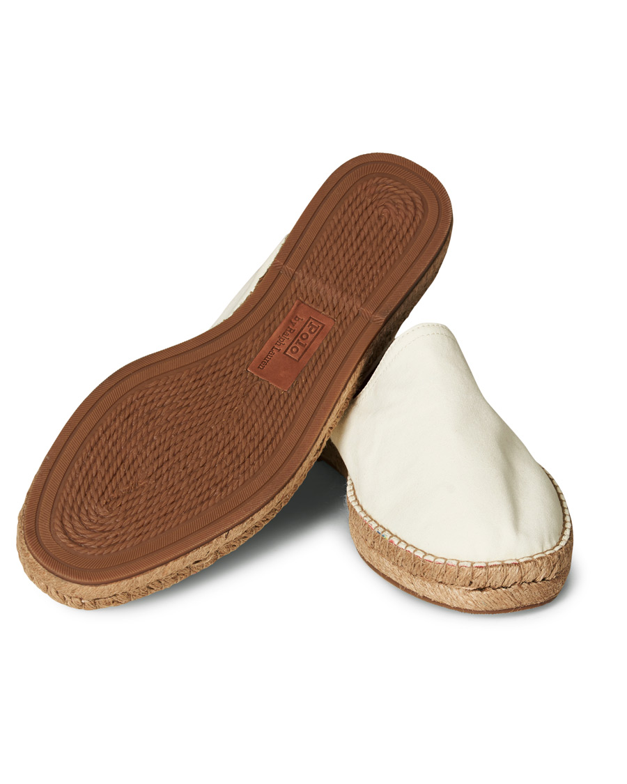 Hombres | Polo Ralph Lauren Cevio Washed Canvas Espandrilles Creme | Polo Ralph Lauren | Cevio Washed Canvas Espandrilles Creme