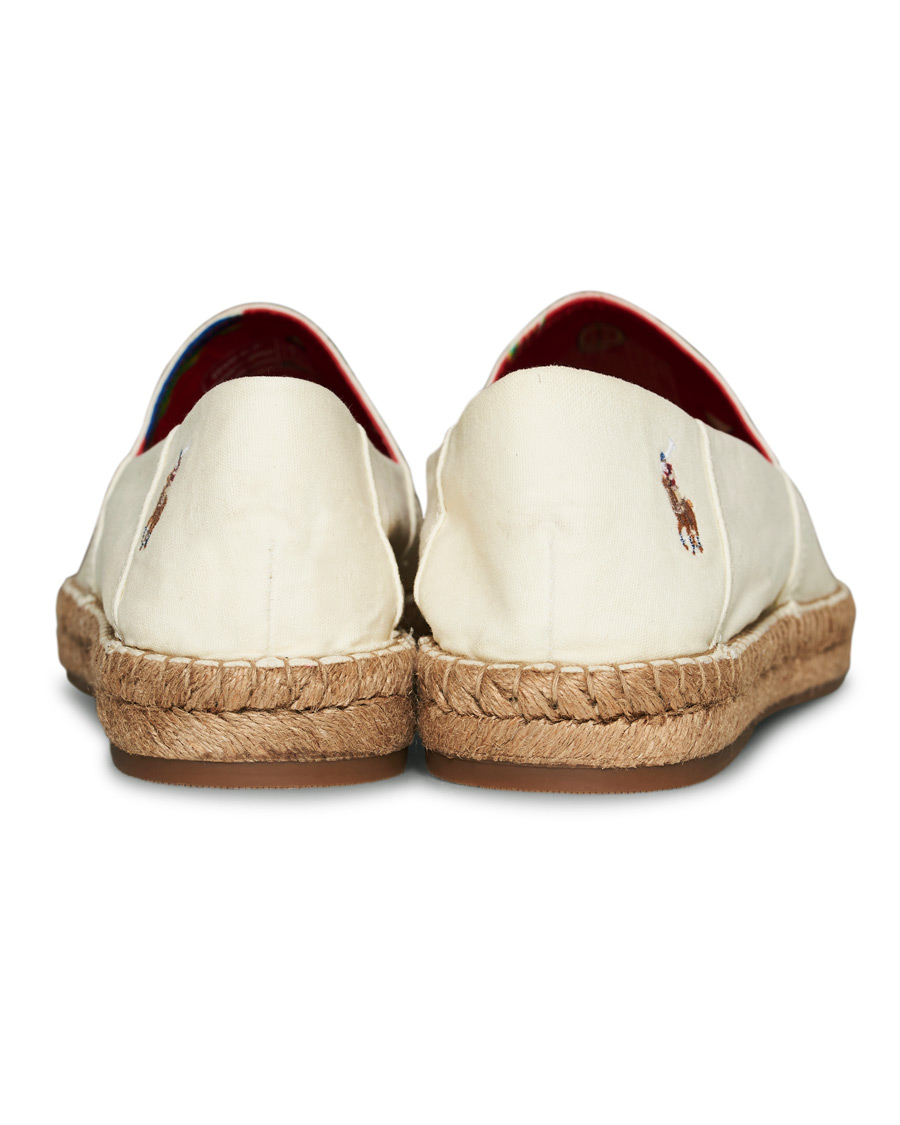 Hombres | Polo Ralph Lauren Cevio Washed Canvas Espandrilles Creme | Polo Ralph Lauren | Cevio Washed Canvas Espandrilles Creme