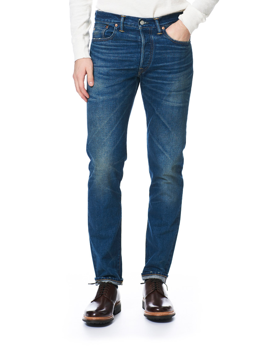 Hombres | Vaqueros | RRL | Slim Narrow Selvedge Jeans Grandfalls Wash