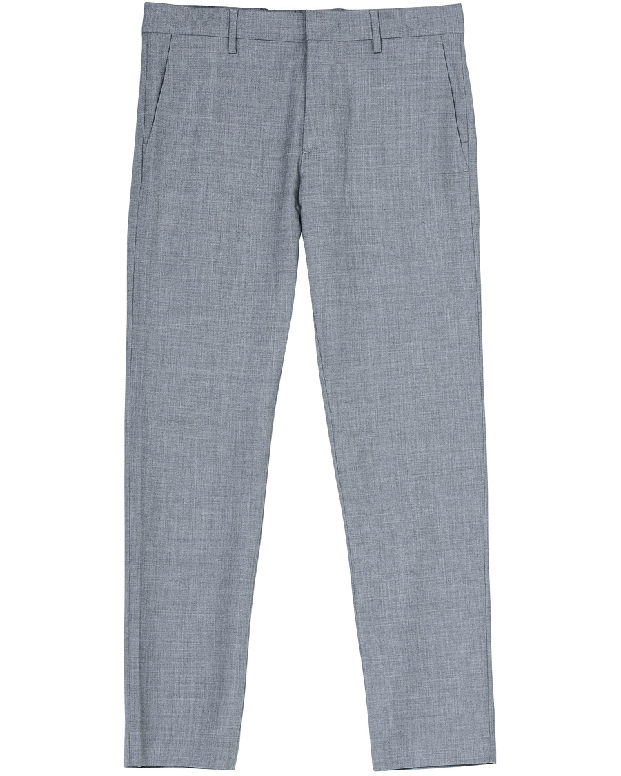 Hombres | Pantalones | NN07 | Theo Wool Trousers Grey Melange