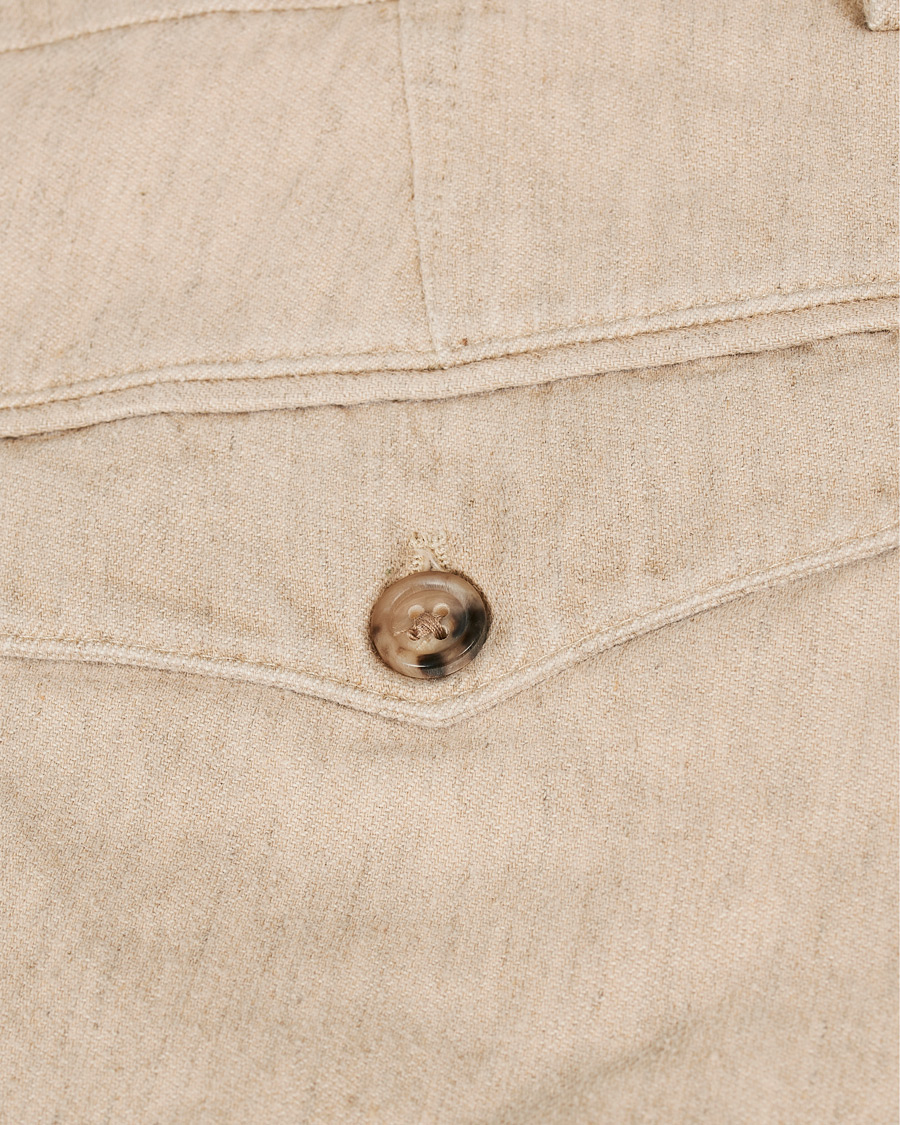 Hombres | Pantalones | NN07 | Codo Linen/Cotton Pleated Turn Up Trousers Nature