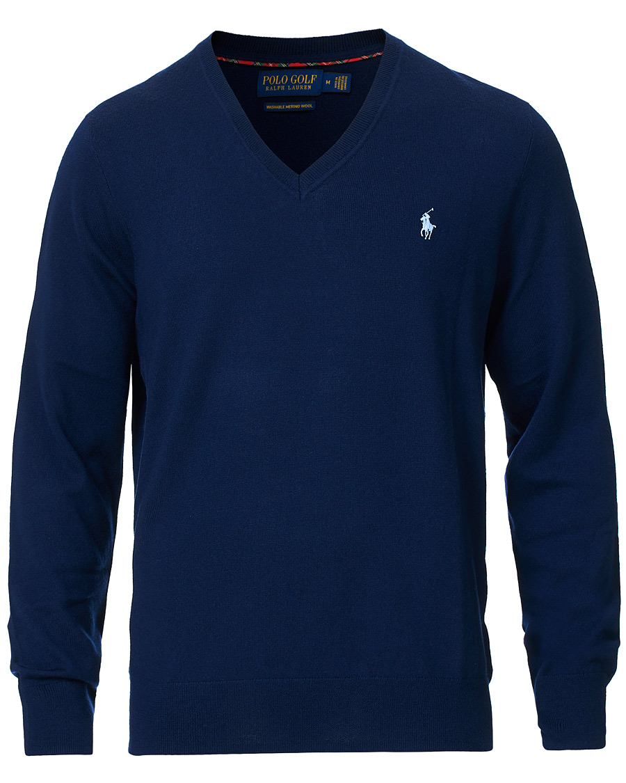 Hombres | Jerséis y prendas de punto | Polo Ralph Lauren Golf | Merino Wool Sweater French Navy