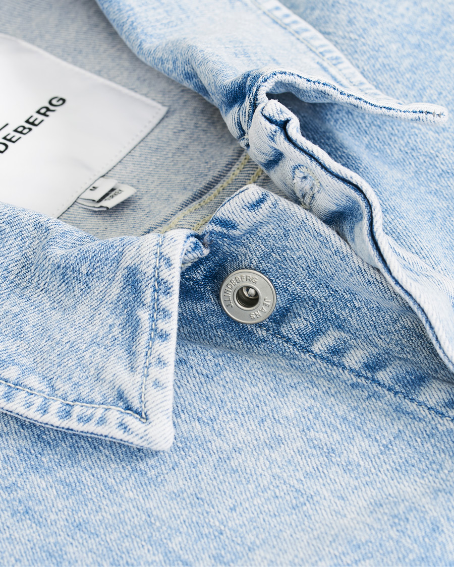 Hombres | Abrigos y chaquetas | J.Lindeberg | Cam Epic Denim Jacket Light Wash