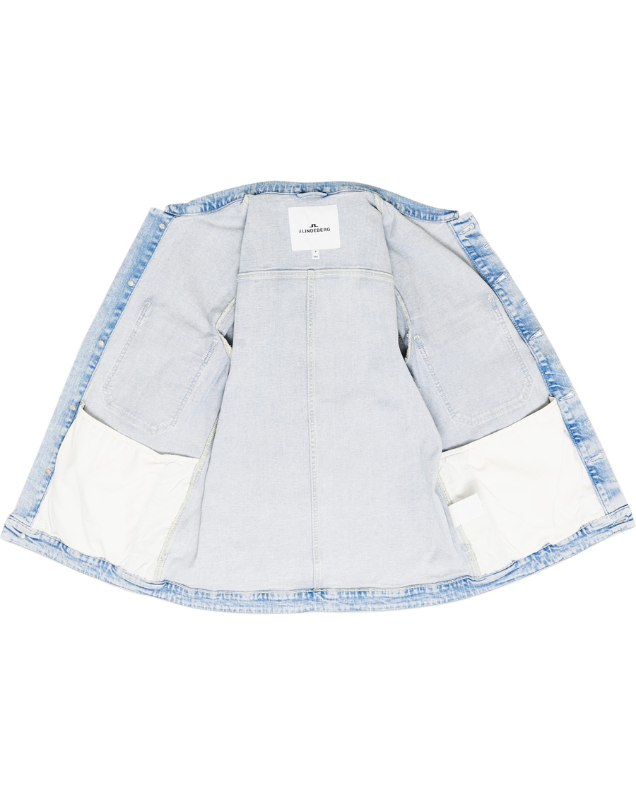 Hombres | Abrigos y chaquetas | J.Lindeberg | Cam Epic Denim Jacket Light Wash