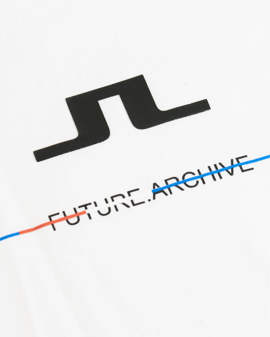 Hombres | Camisetas | J.Lindeberg | Dale Distinct Future Archive Crew Neck Tee White