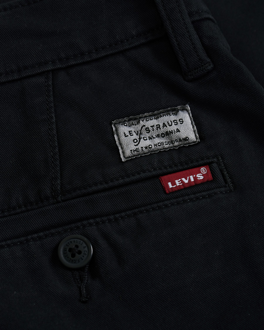 Hombres | Pantalones | Levi's | Garment Dyed Stretch Chino Mineral Black