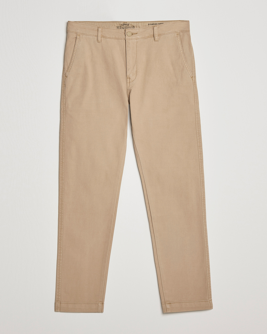 Hombres | Pantalones | Levi's | Garment Dyed Stretch Chino Beige
