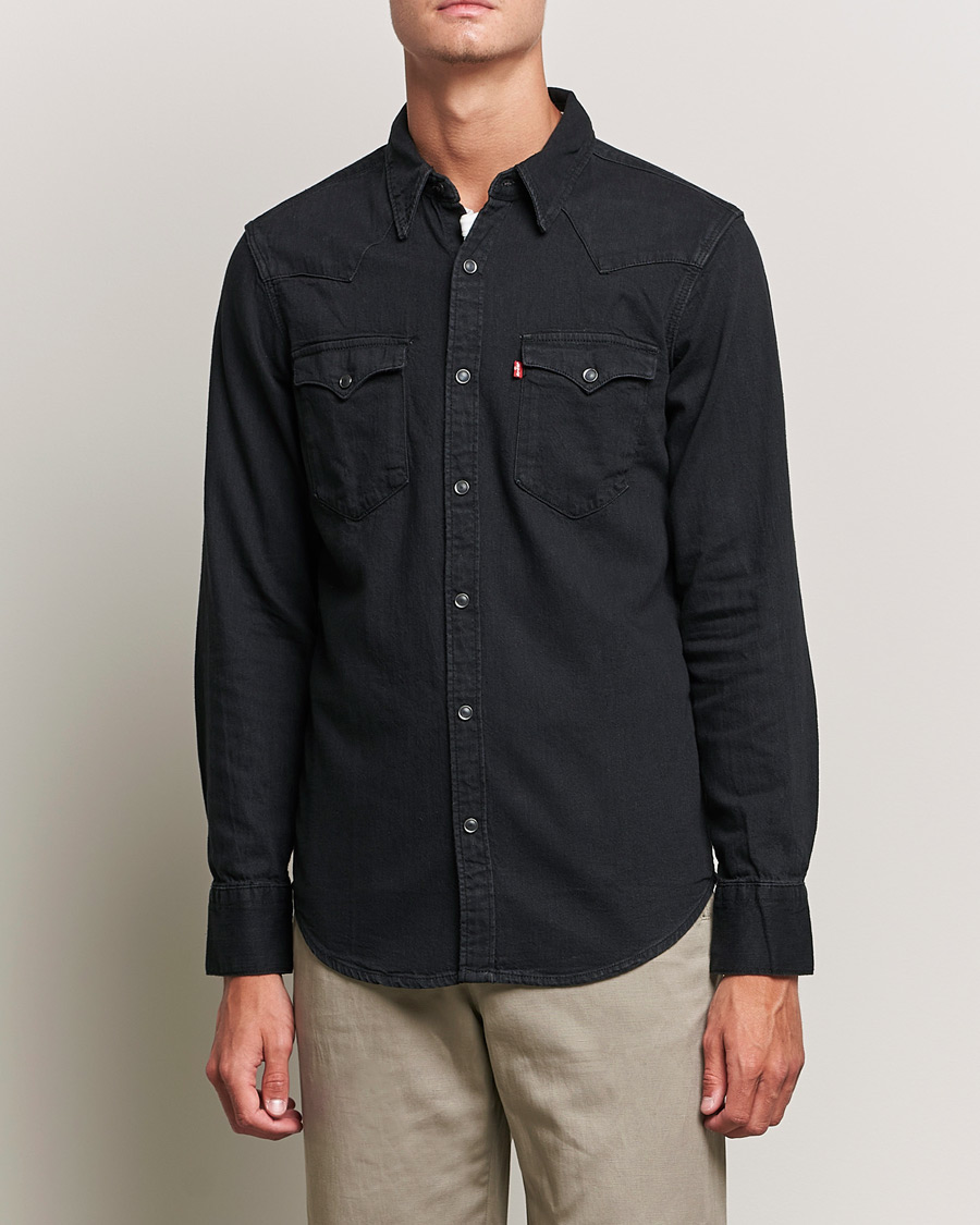 Hombres | Camisas vaqueras | Levi's | Barstow Western Standard Shirt Marble Black