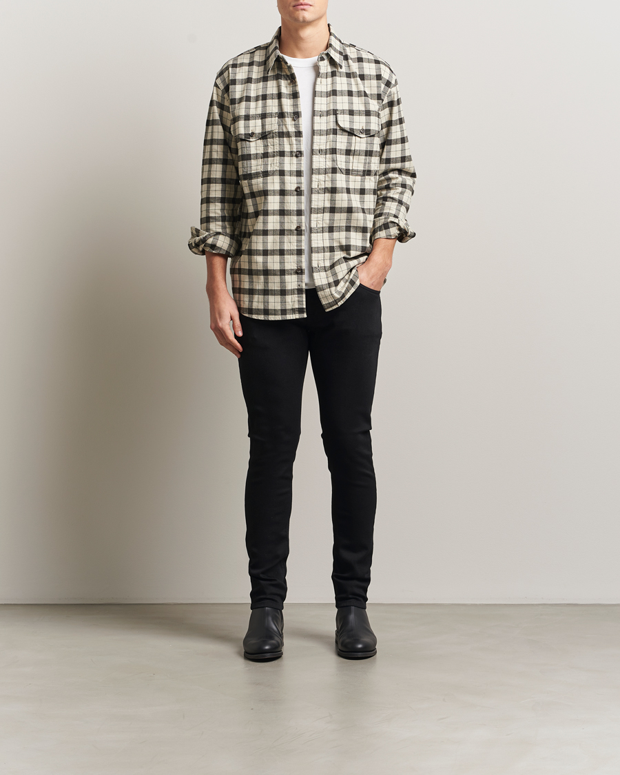 Hombres | Pantalones | Nudie Jeans | Tight Terry Jeans Ever Black