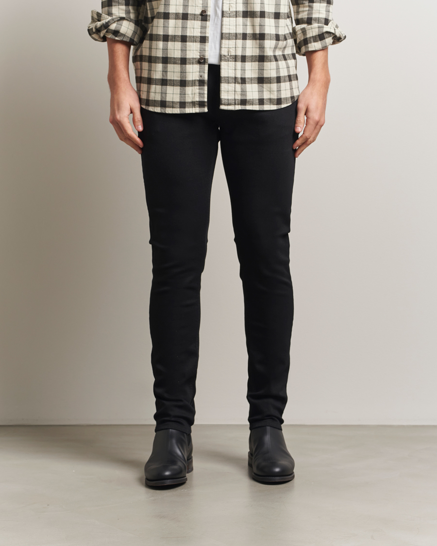 Hombres | Pantalones | Nudie Jeans | Tight Terry Jeans Ever Black