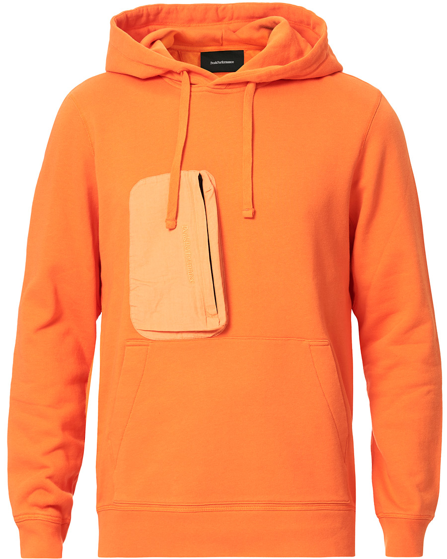 Hombres | Jerséis y prendas de punto | Peak Performance | Combined Hoodie Orange