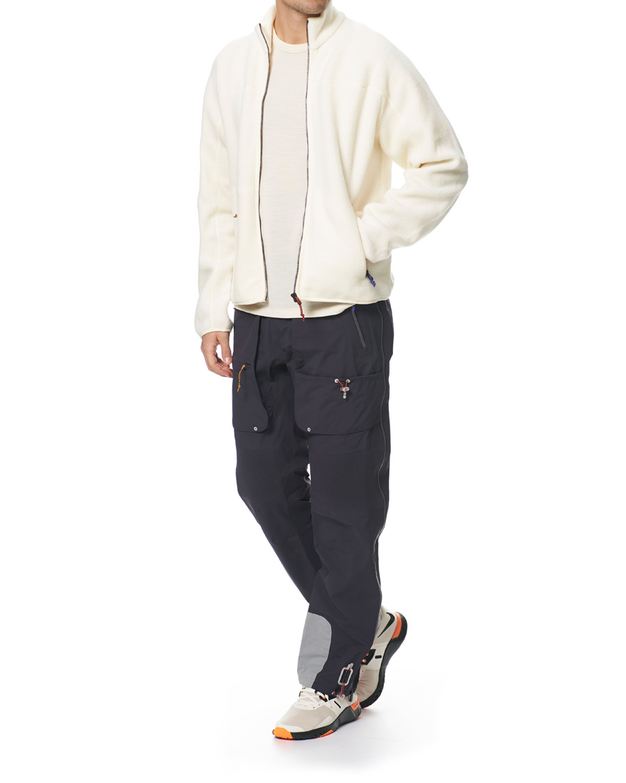 Hombres | Jerséis y prendas de punto | Peak Performance | Ben Gorham Fleece Full Zip Off White