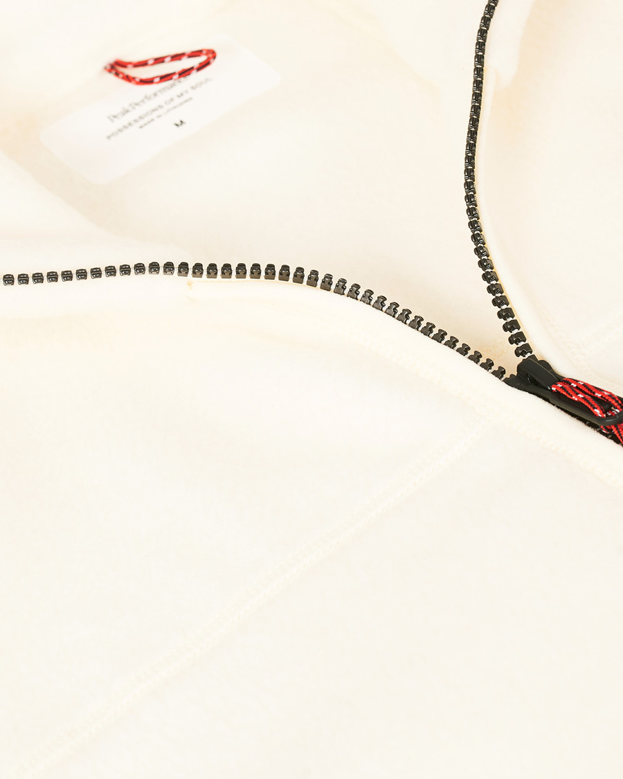 Hombres | Jerséis y prendas de punto | Peak Performance | Ben Gorham Fleece Full Zip Off White