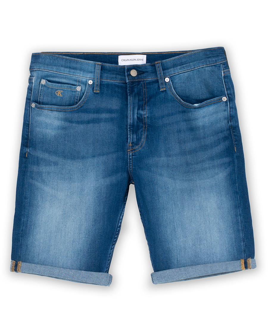 Hombres | Pantalones cortos | Calvin Klein Jeans | Regular Fit Shorts Mid Blue