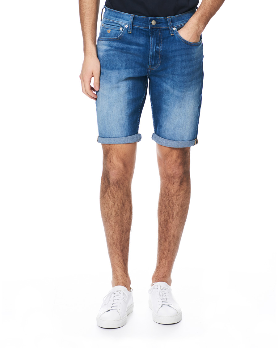 Hombres | Pantalones cortos | Calvin Klein Jeans | Regular Fit Shorts Mid Blue