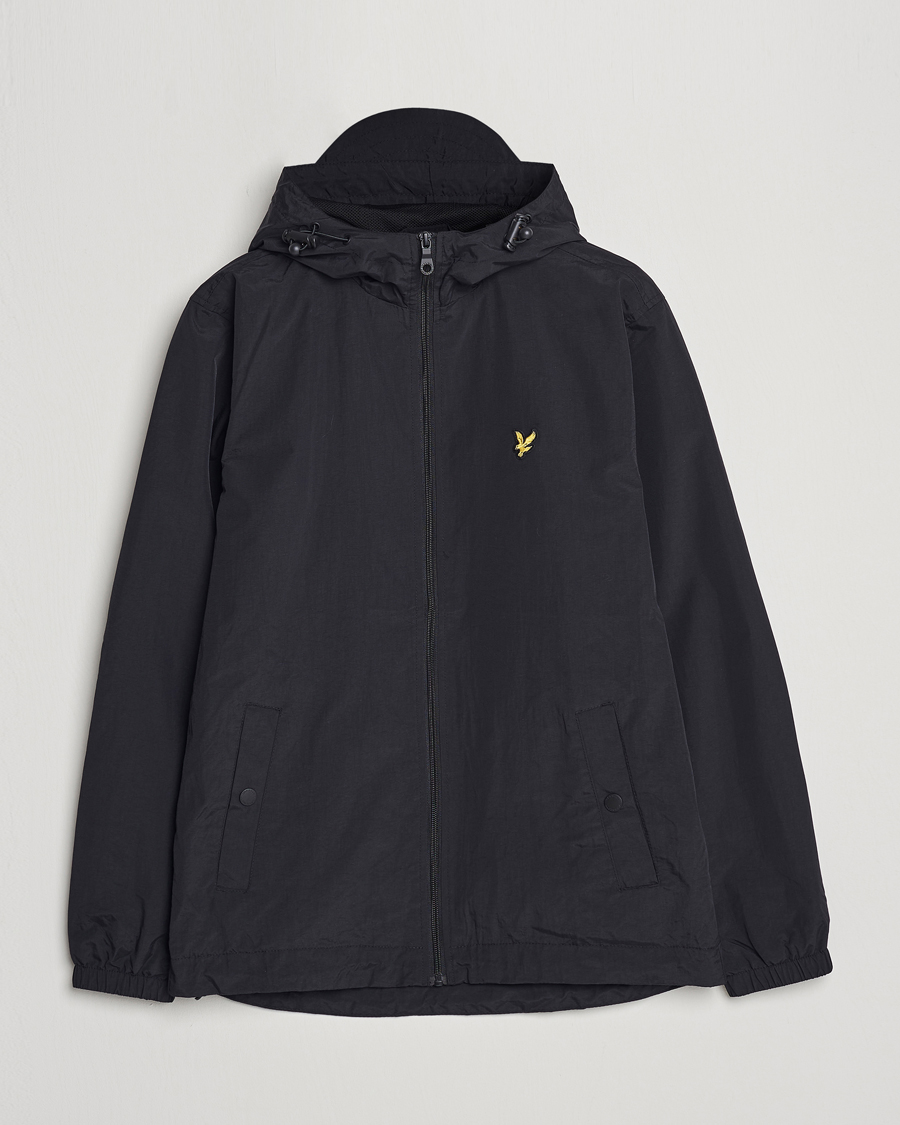 Hombres | Abrigos y chaquetas | Lyle & Scott | Zip Through Hooded Jacket Jet Black