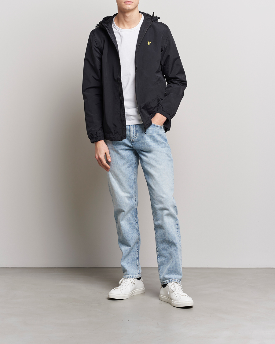 Hombres | Abrigos y chaquetas | Lyle & Scott | Zip Through Hooded Jacket Jet Black
