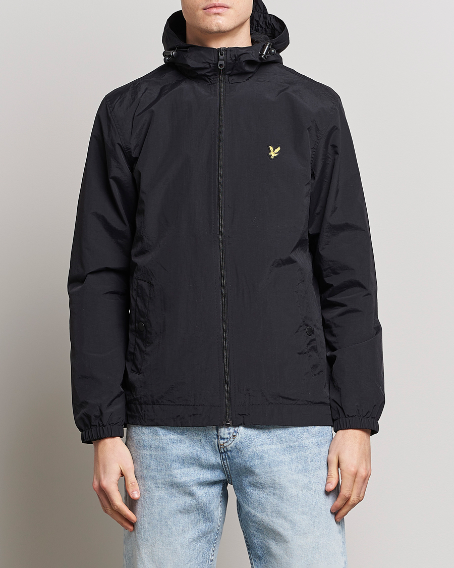 Hombres | Abrigos y chaquetas | Lyle & Scott | Zip Through Hooded Jacket Jet Black
