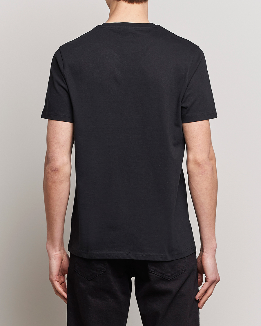 Hombres | Camisetas | Lyle & Scott | Crew Neck Organic Cotton T-Shirt Jet Black
