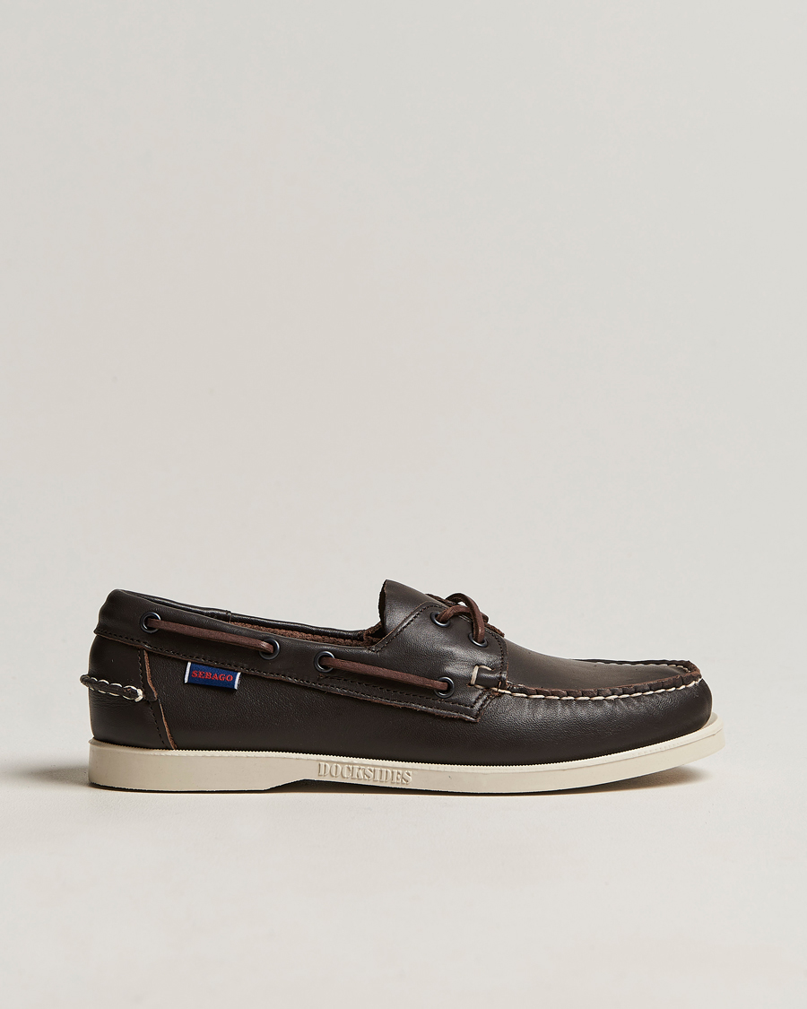 Hombres | Sebago Dockside Boat Shoe Dark Brown | Sebago | Dockside Boat Shoe Dark Brown