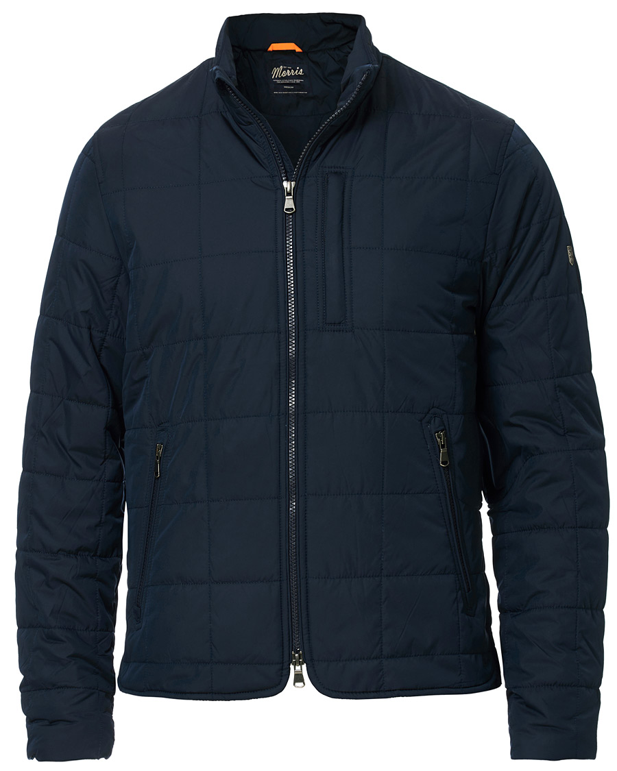 Hombres | Abrigos y chaquetas | Morris | Quilted Crew Jacket Navy